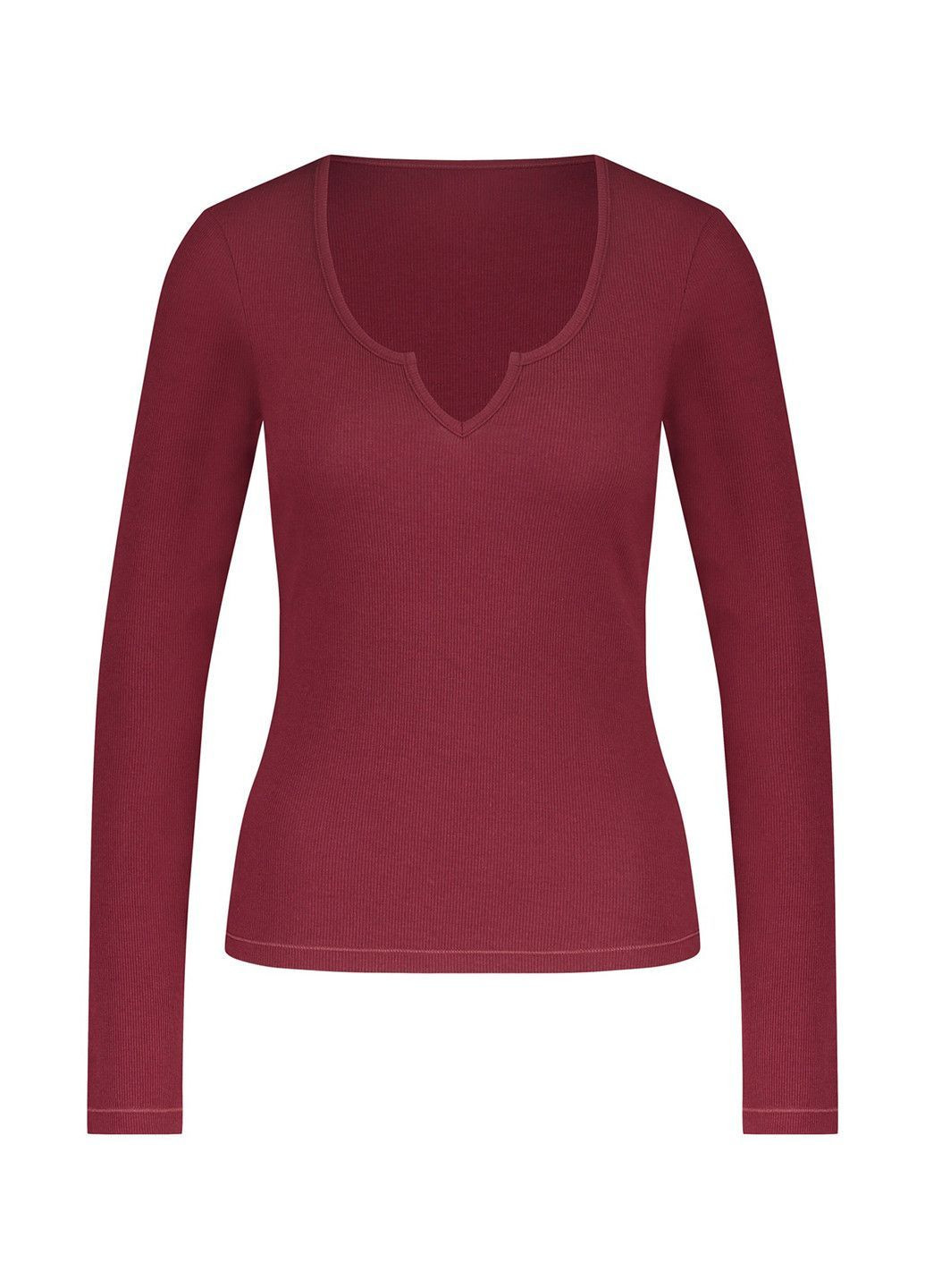 Бордовый Лонгслив Hunkemoller Hunkenmoller (367195305)