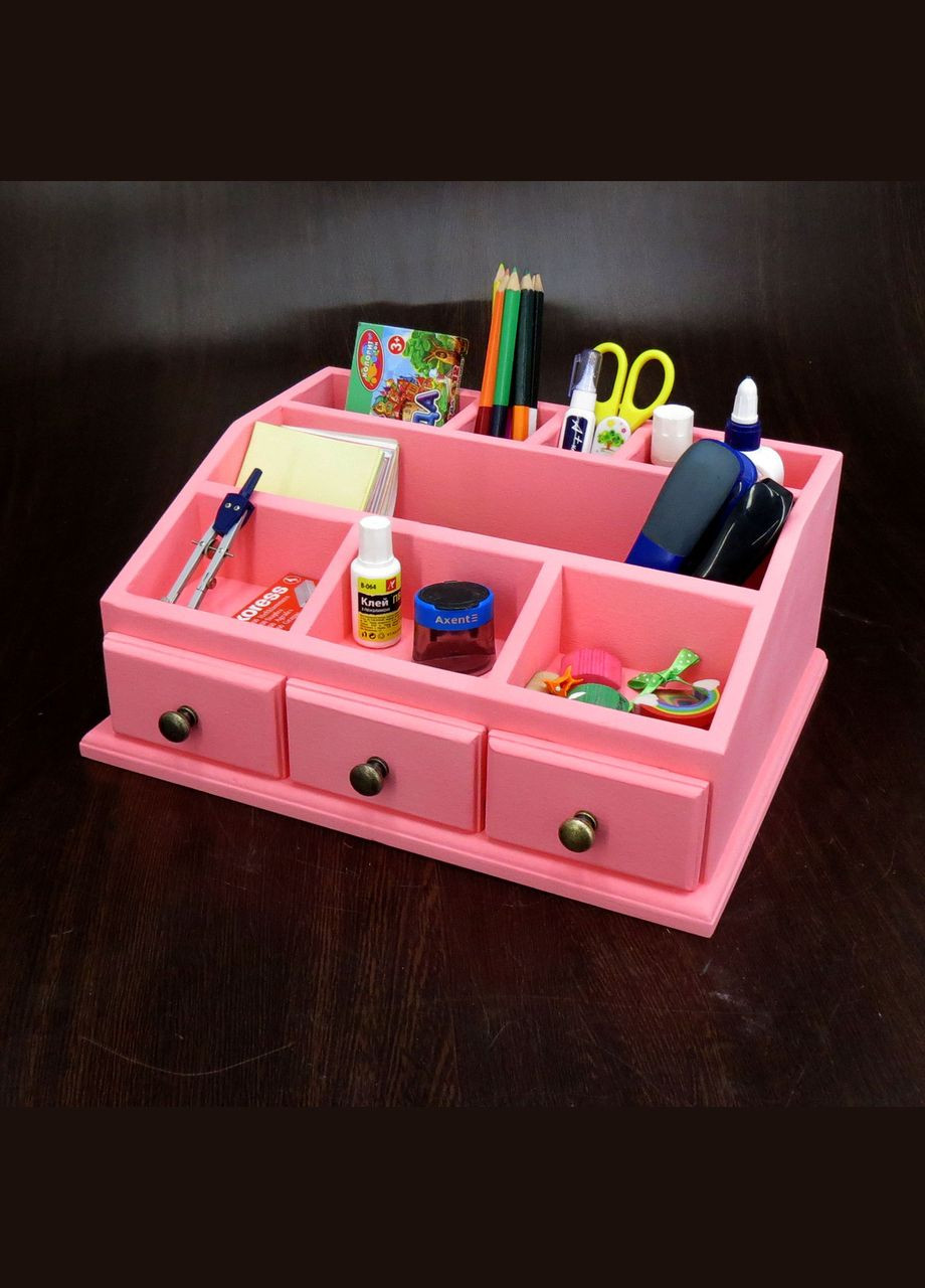 Настольный органайзер из дерева Ректор барби (КНЦ-002050) No Brand (328227949)