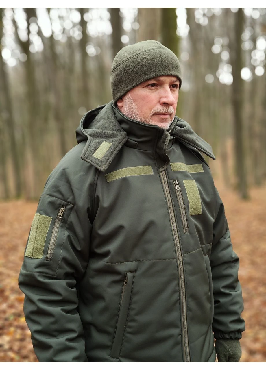 Костюм тактичний Софтшел утеплений | Костюм Softshell з підкладкою Omni-heat Олива 50 No Brand