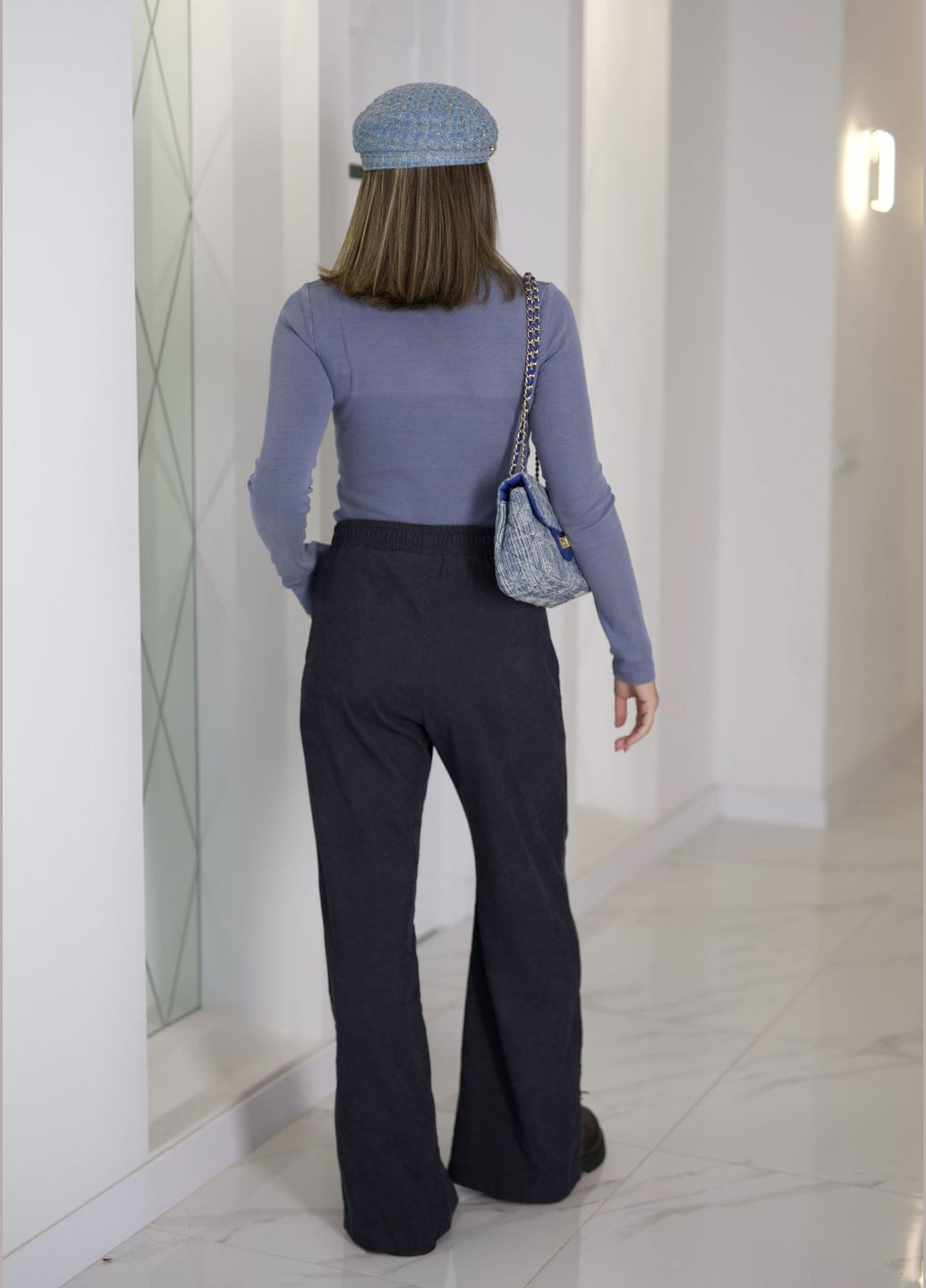 Універсальні трендові жіночі штани палаццо з розрізами з боків INNOE Штани (307091386)