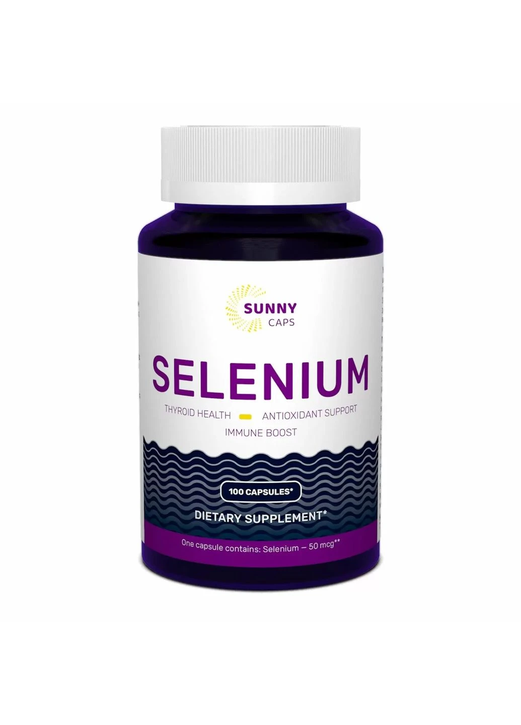 Селен, Selenium Powerfull, 50 мкг, 100 капсул Sunny Caps (401293472)