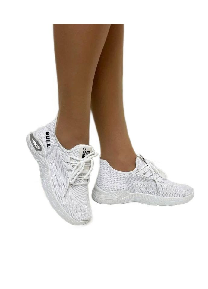 Кросівки жіночі BULL тканинні білі літо (330982616)