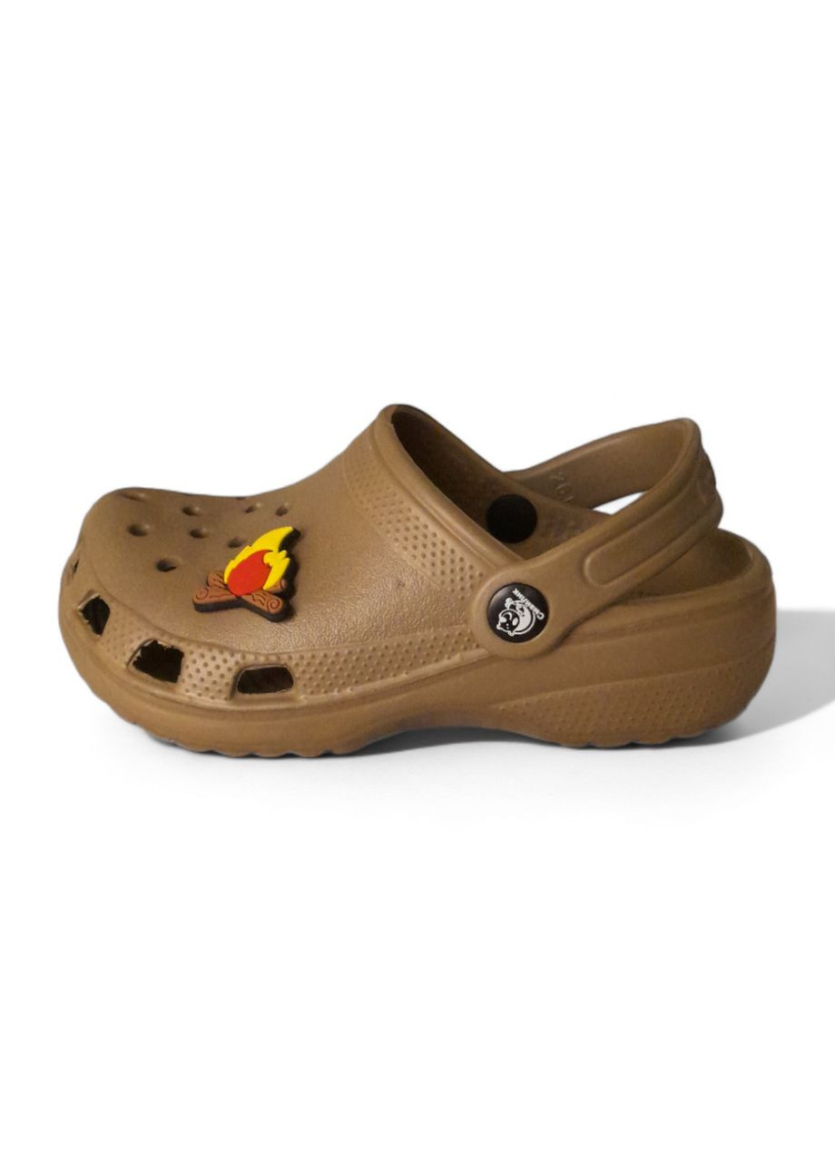 Крокси дитячі розмір (17,5см.) коричневого кольору Luck Line (319152515)