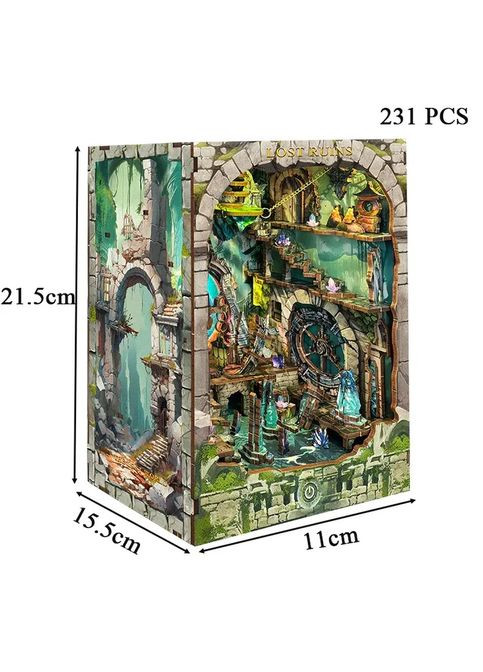 Потерянные руины Интерьерный конструктор Lost Ruins DIY Book Nook Kit SQ-30 No Brand (362452762)
