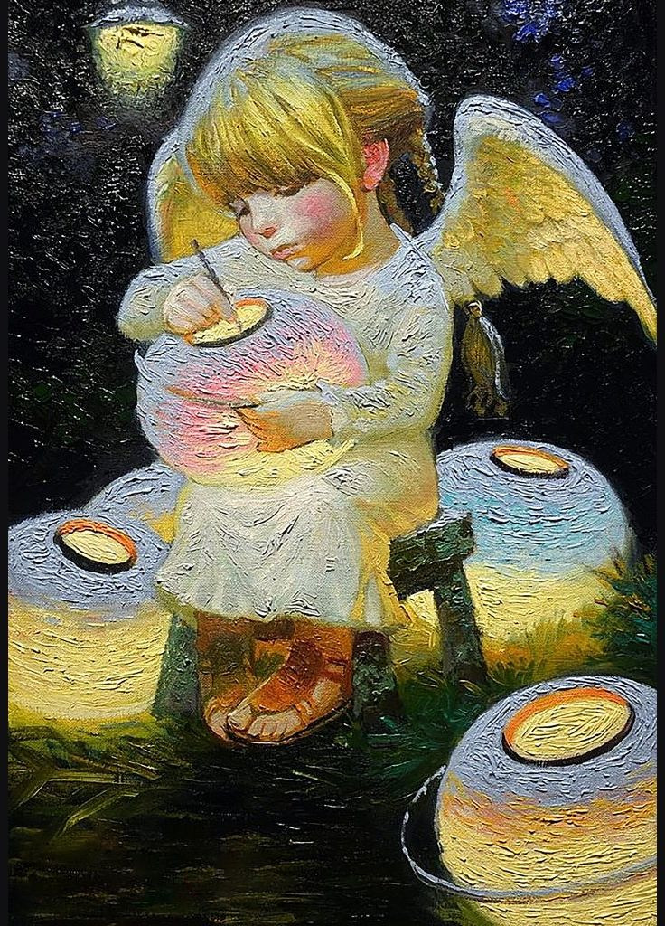 Набор алмазной вышивки (мозаики) "Фонарики счастья" Чарівний діамант (333710827)