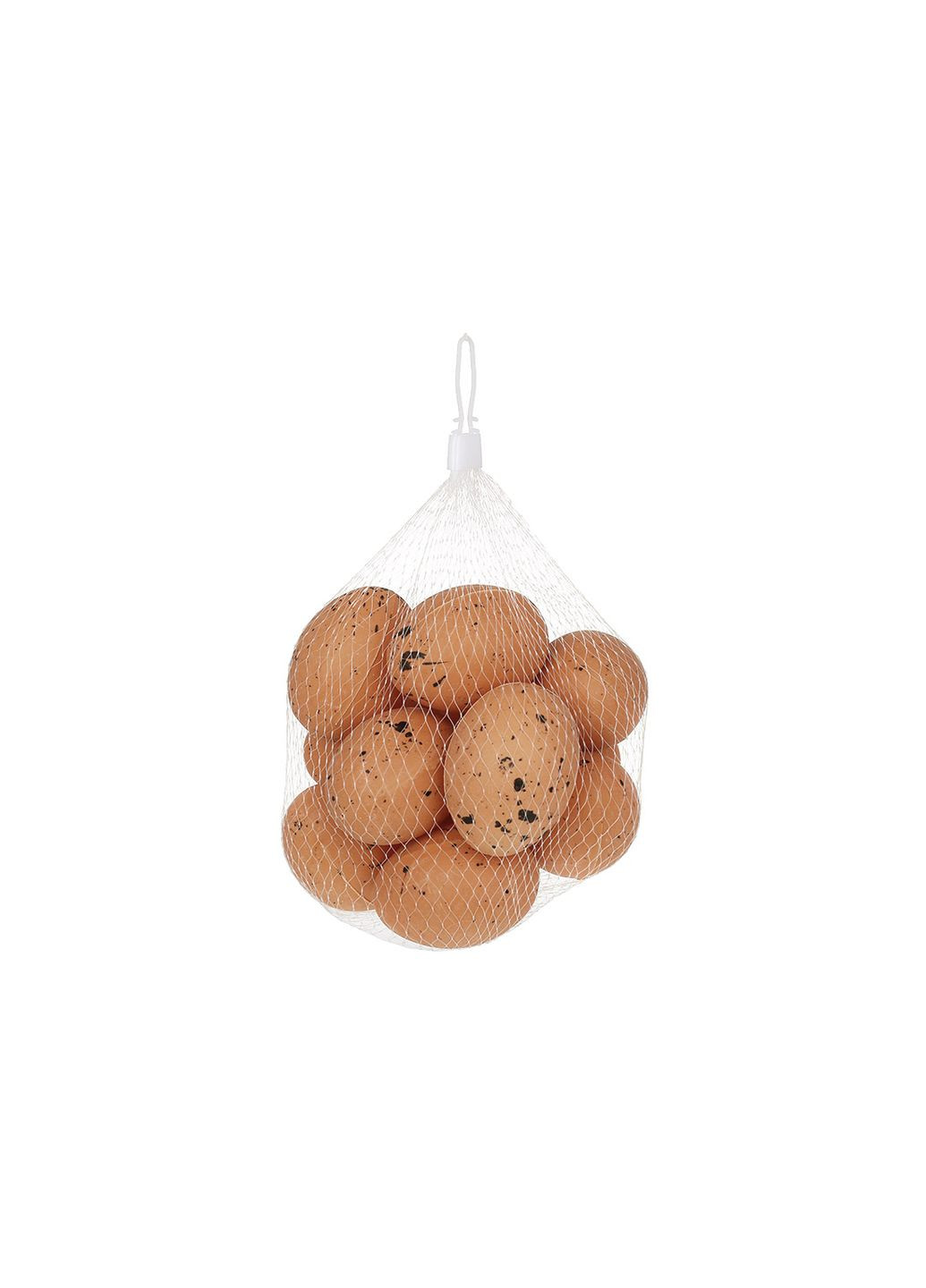 Набор (12шт) пасхальных подвесок Яйцо в сетке, 4*6см No Brand (317319693)