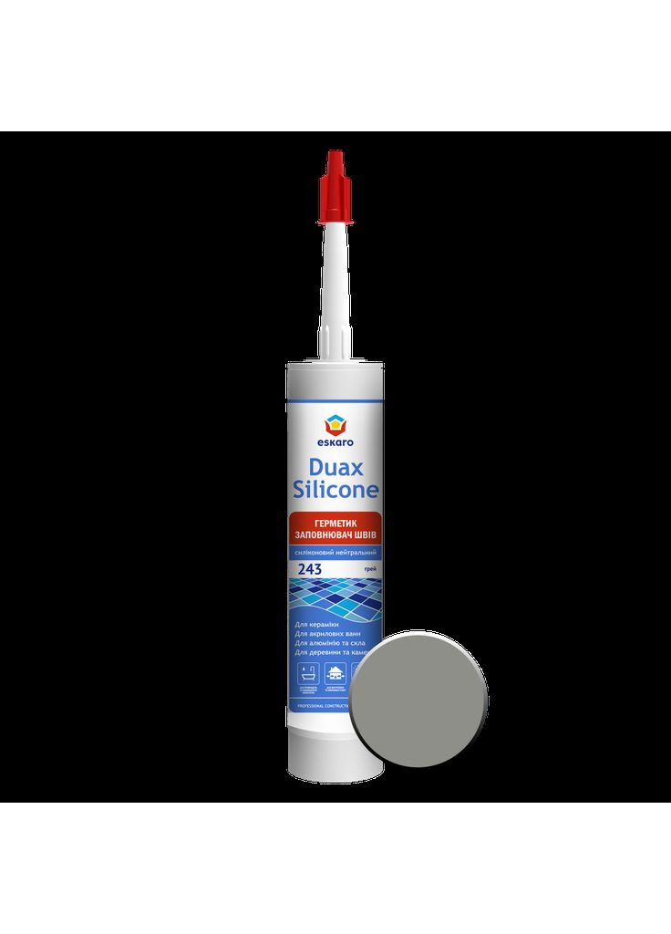 Герметик заполнитель швов Duax Silicone нейтральный силиконовый 300 мл ESKARO (360880203)