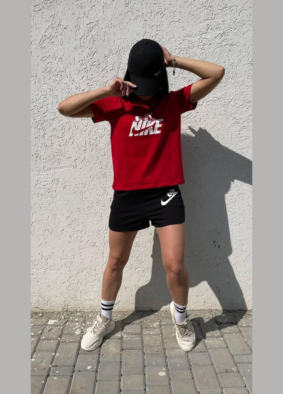 Женский летний комплект красный No Brand (367982251)