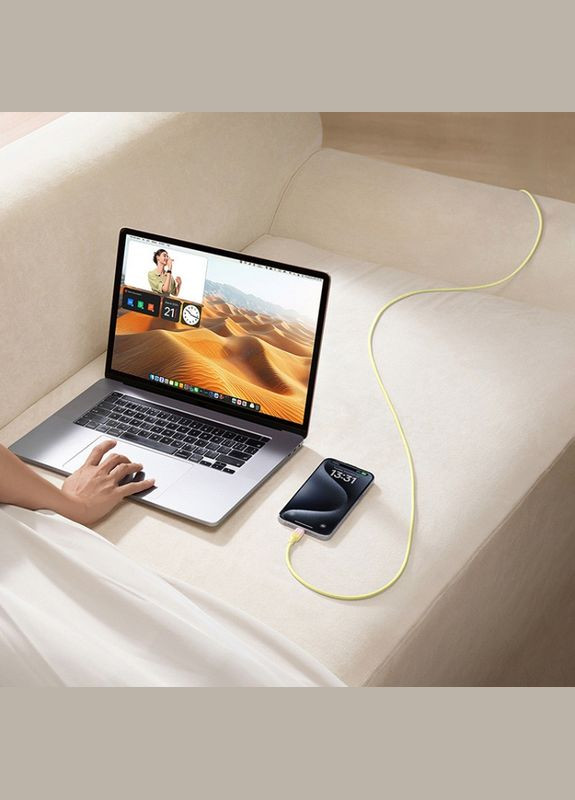 Кабель USB Type-C до USB Type-C / Провід шнур юсб тайп сі на юсб тайп сі для швидкої зарядки та передачі даних 1м Baseus (360634505)