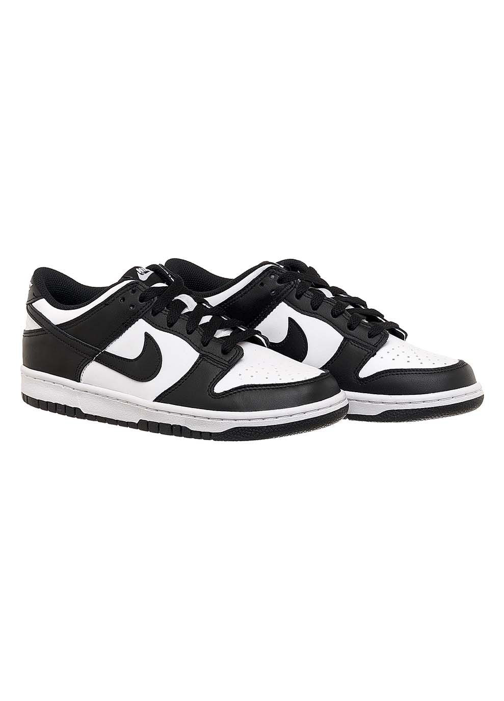 Черные демисезонные детские кроссовки dunk low черный Nike