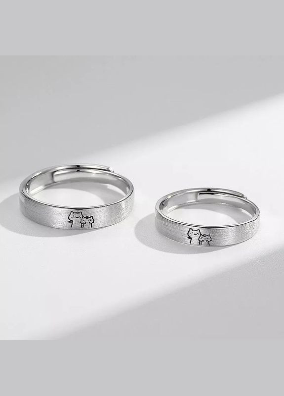 Парные кольца "котики", кольца, набор кольцо с котами, комплект колец парных, украшение, подарок Fashion Jewelry (337718621)