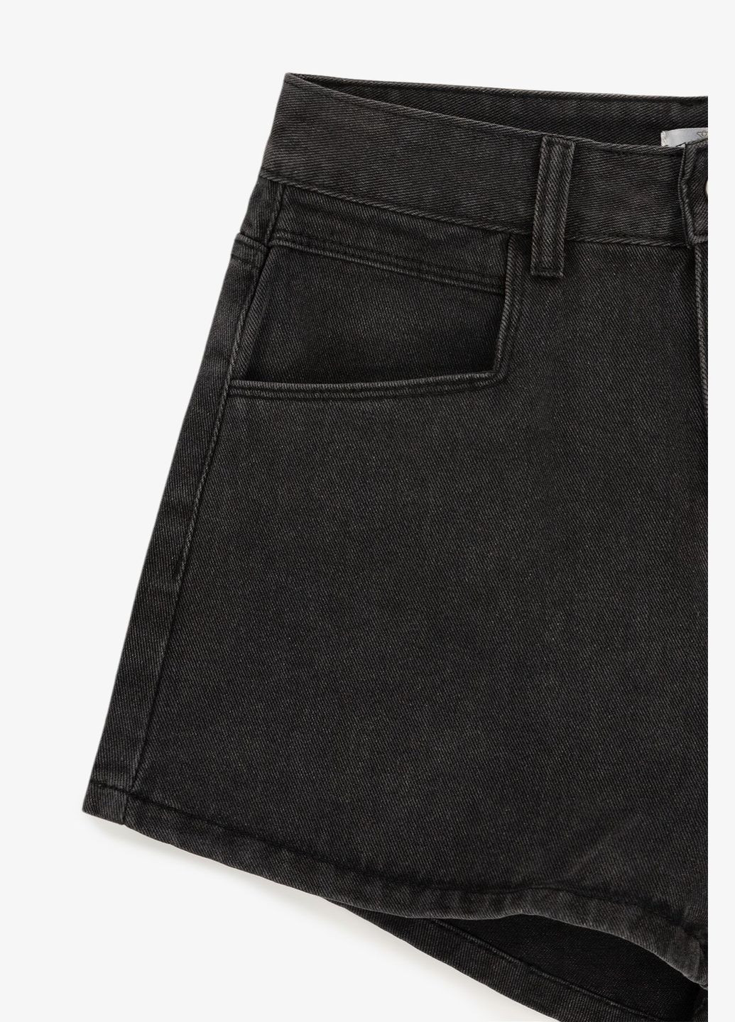 Шорты однотонные джинсовые женские 2502 Темно-серый shop (2000991003163) On me Шорти джинсові (354935485)