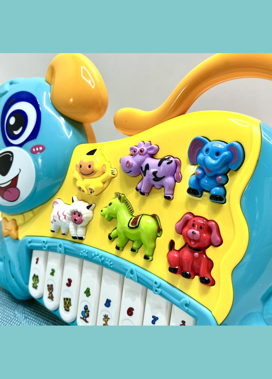 Пианино Собачка 28 см Голубой (FT 0013) Limo Toy (302969511)