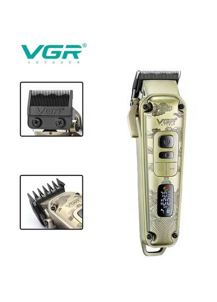 Набор для стрижки волос и бороды 3в1 VGR V642 — машинка, триммер, шейвер. No Brand - (366664475)