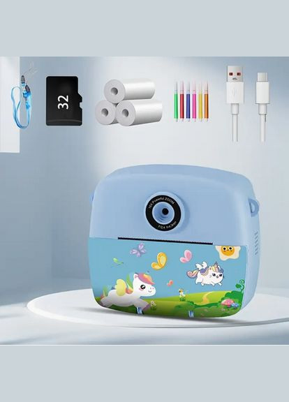 Детская цифровая камера с моментальной печати. No Brand (325701637)