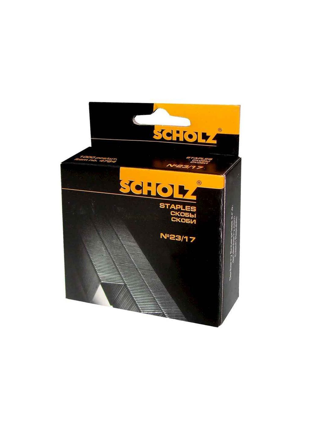 Скоби д/степлеру 23/17 1000шт 4764 soz Scholz (359435504)