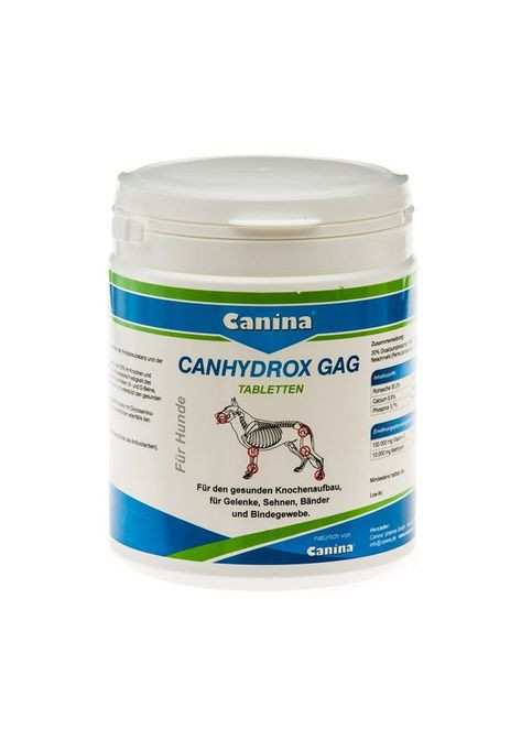 Таблетки для кісток і суглобів Petvital Canhydrox GAG (Gag Forte) 360 таблеток / 600 г (4027565123513) Canina (279568354)