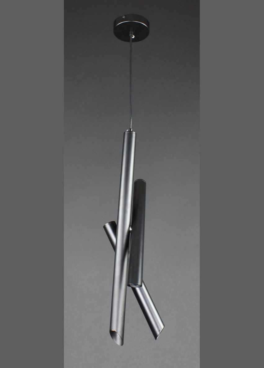 Люстра світлодіодна підвісна LED світильник для квартири на стелю лед 27505 Чорний 55-250х10х10 см. Sunnysky (364759216)