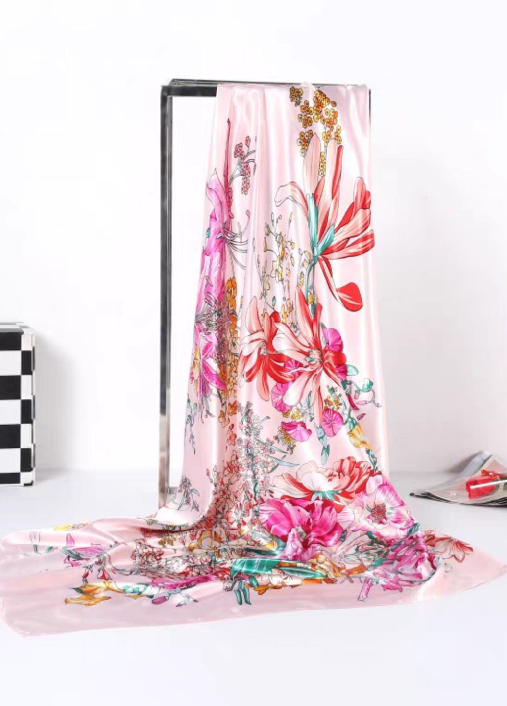 Шовкова хустка "Квіткова" Mosi (323013340)