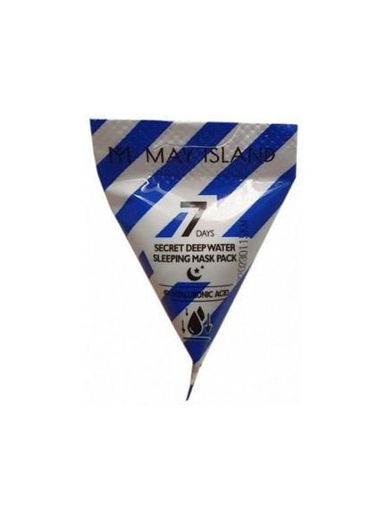 Нічна маска для обличчя зволожувальна 7 Days Secret Deep Water May Island (367986968)