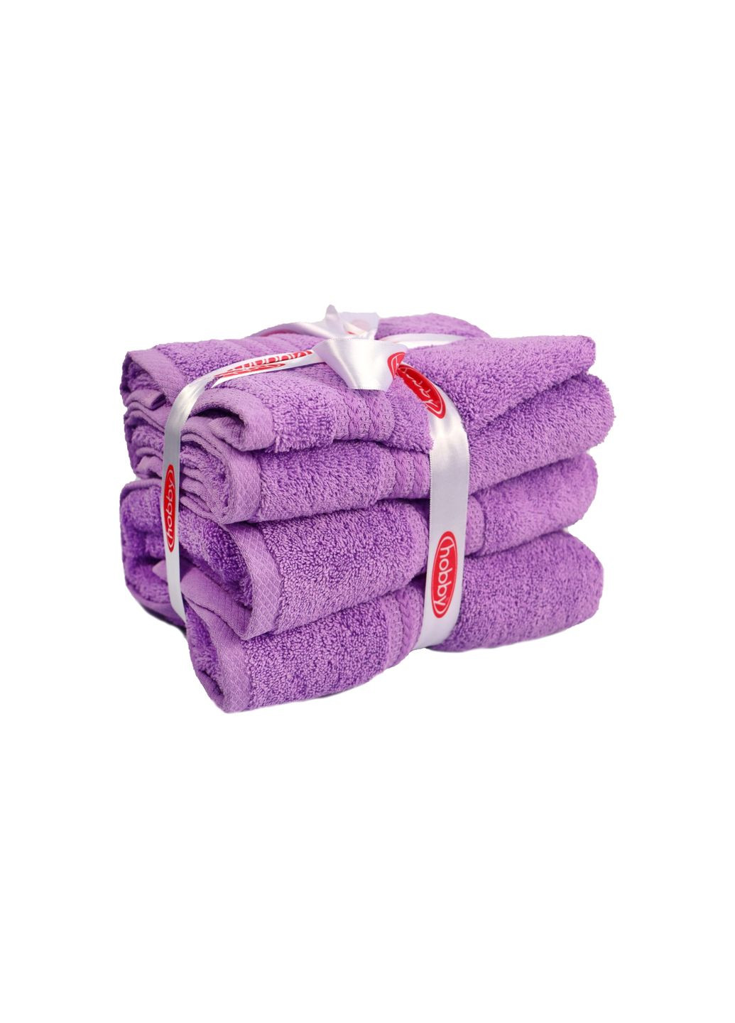 Набір рушників RAINBOW Lila фіолетовий 30*50+50*90+70*140 (3шт.) 500г/м2 Hobby фіолетовий
