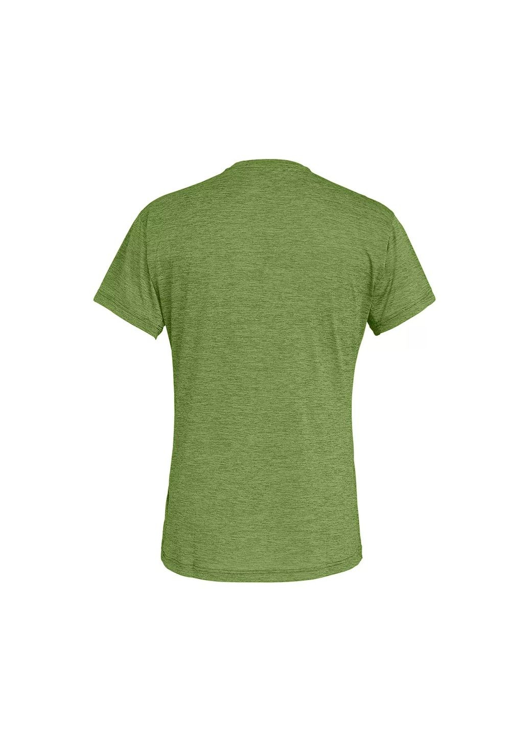 Зеленая футболка puez melange dry Salewa