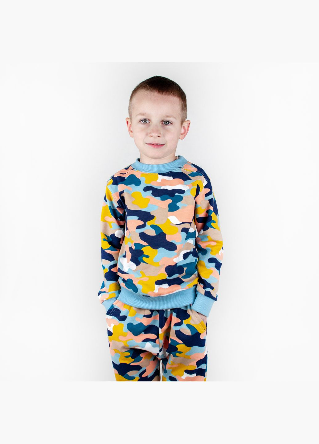 Синій демісезонний костюм для хлопчика дитячий синій камуфляж navy синій dexter's