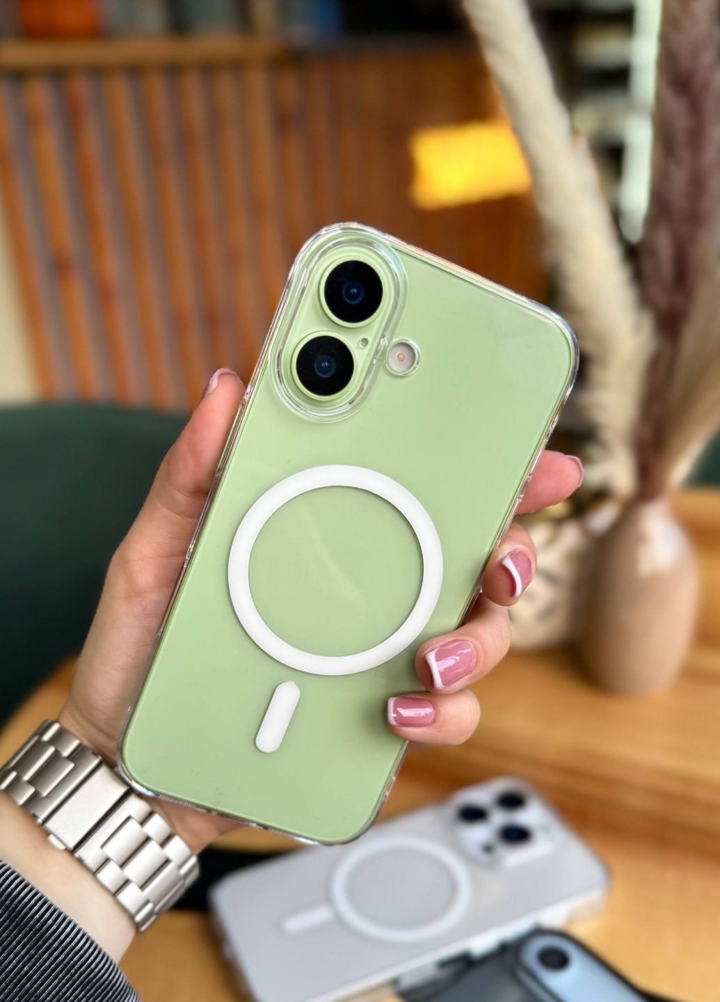 Чехол прозрачный с MagSafe для iPhone 17 / айфон 17 магсейф No Brand (368030285)