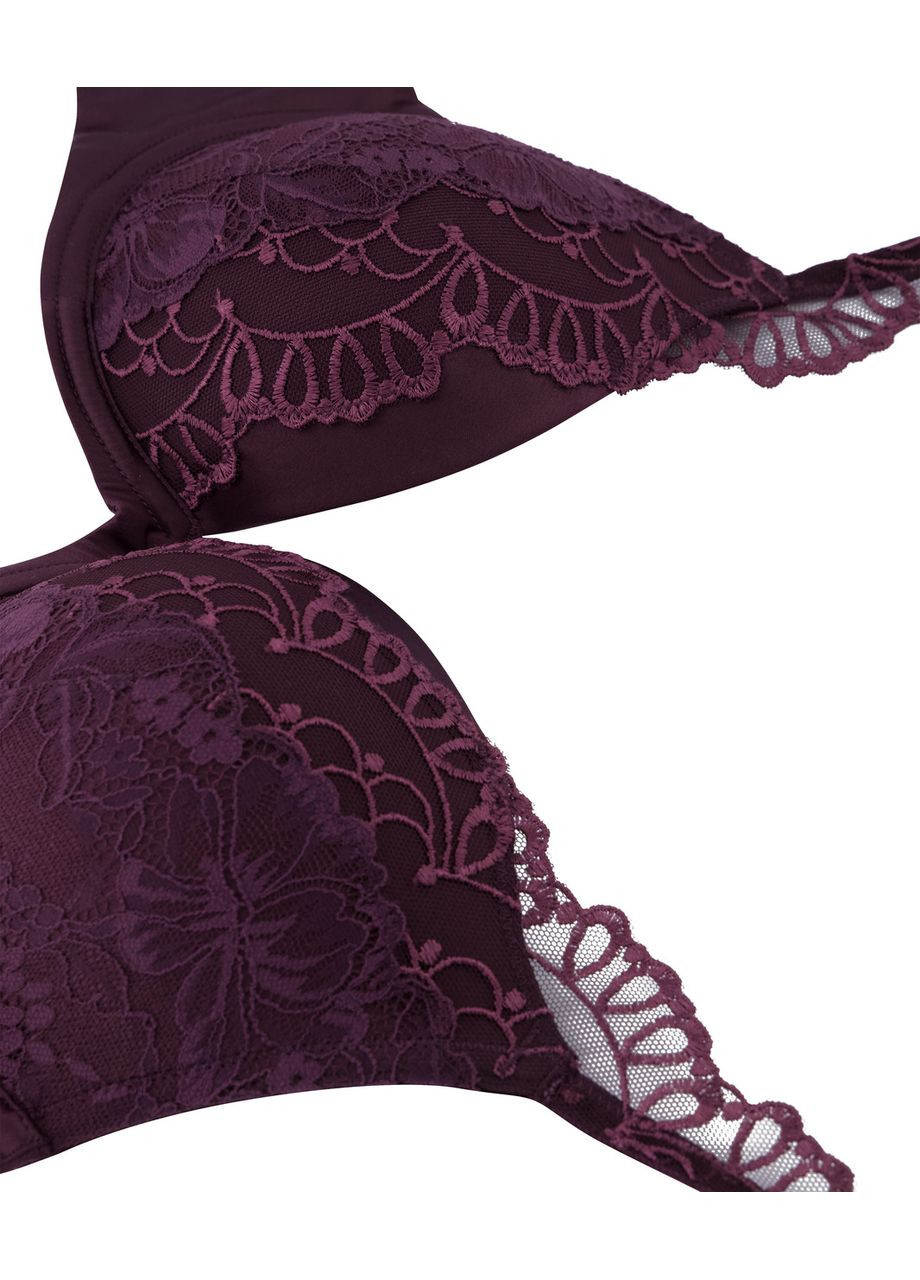 Фіолетовий бюстгалтер samra pp push фіолетовий 80e Hunkemoller