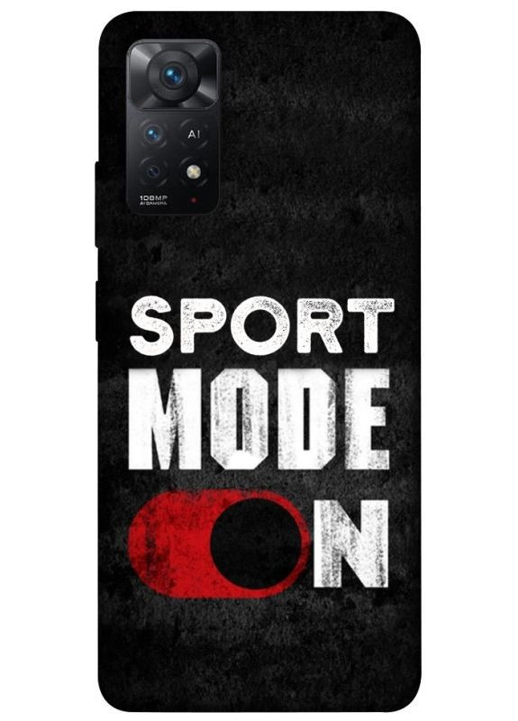 Чехол с принтом для Xiaomi Redmi Note 11 Pro 4G/5G / для Ксяоми, сяоми, ксиомы и редми ноте 11 о Sport mode on No Brand (338607208)