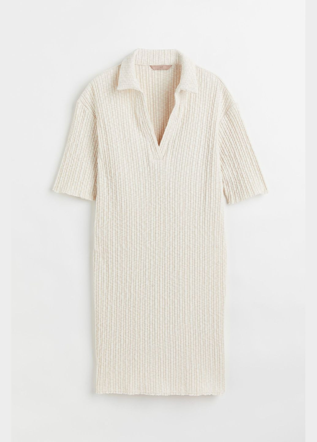 Світло-бежева повсякденний плаття, сукня H&M меланжева