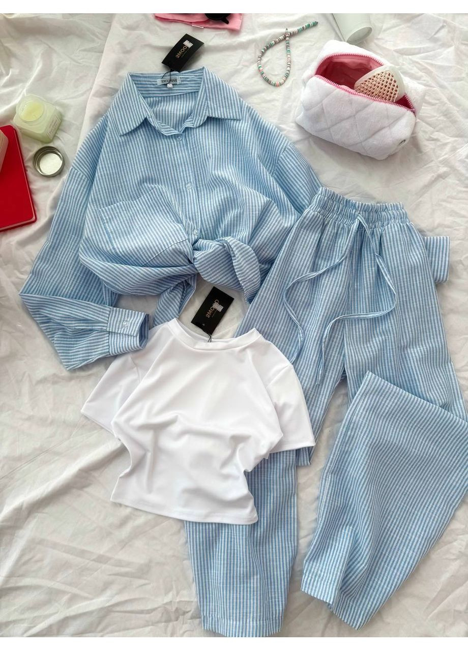 Жіночий комплект із льону Україна (349817940)