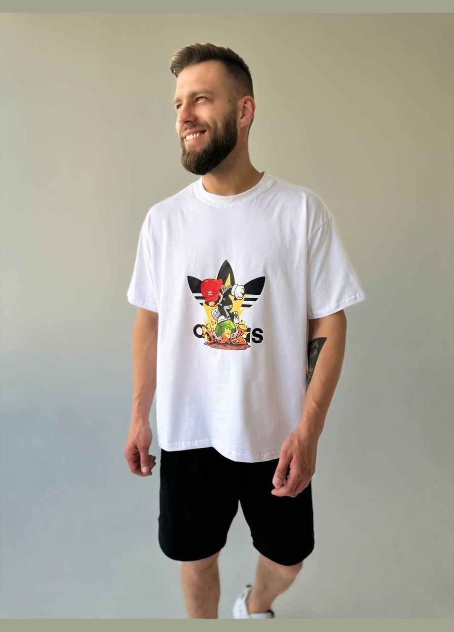 Легка літня оверсайз футболка з лого Vakko (294560337)