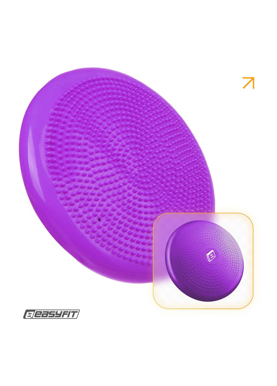 Балансувальна масажна подушка фіолетова EasyFit (362440694)