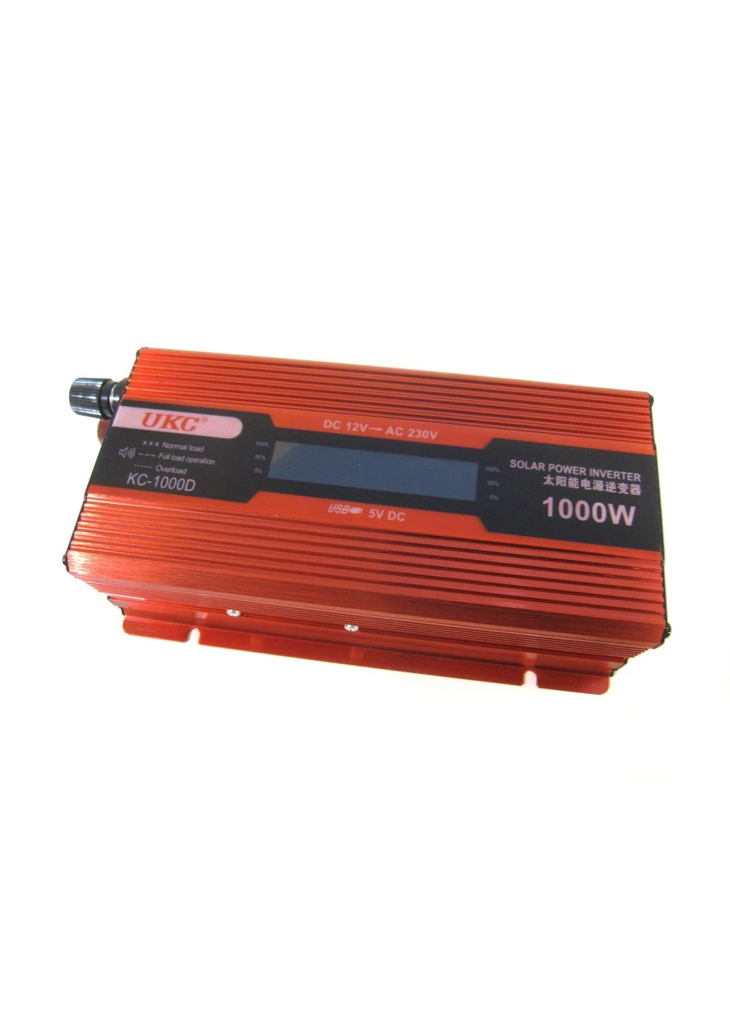 Оригинал! Преобразователь UKC авто инвертор 12В-220В 1000W LCD KC-1000D AeroStream (400169210)
