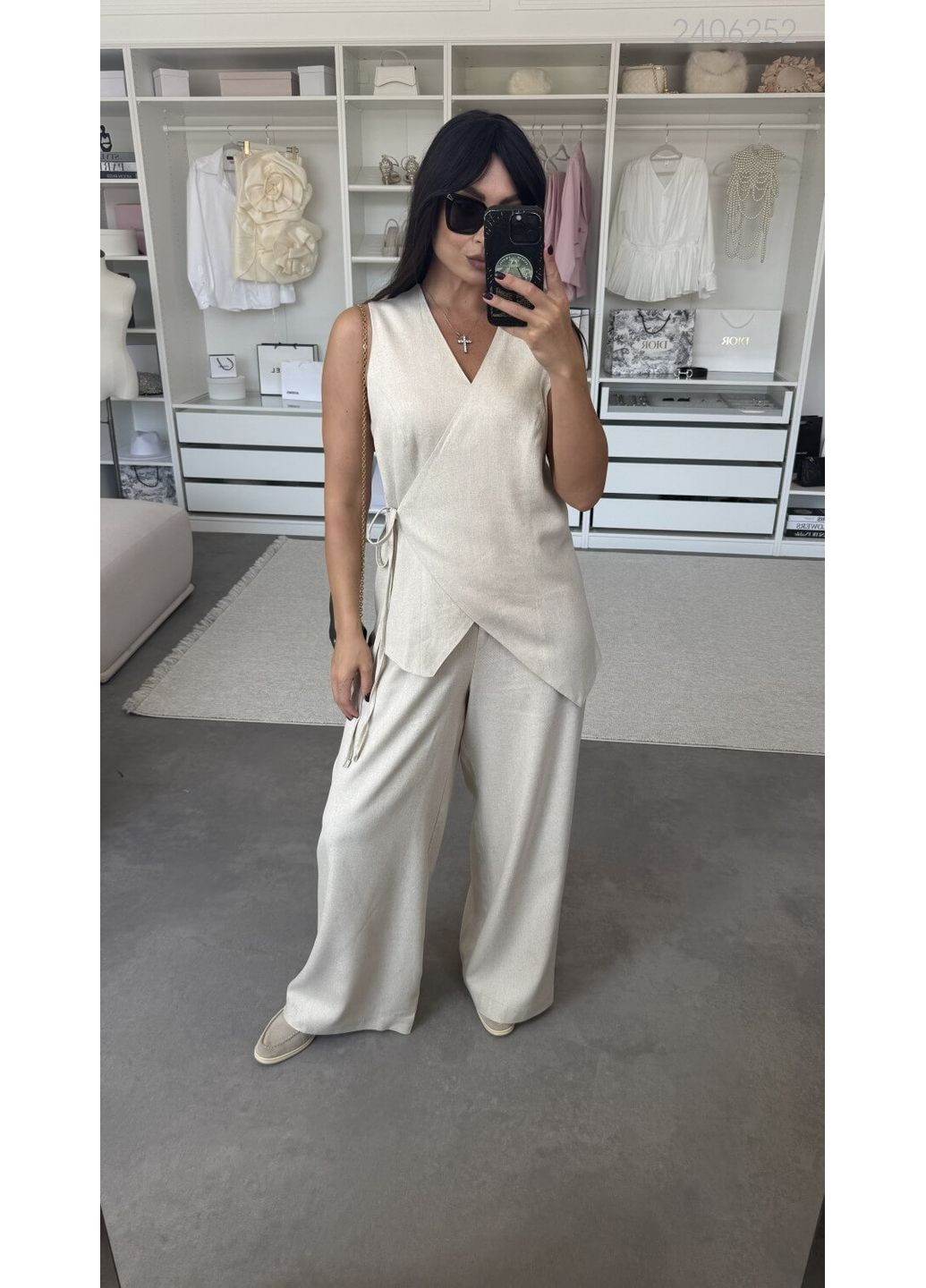 Жіночий костюм річчоне (бежевий) 2406252 Peony (352260979)