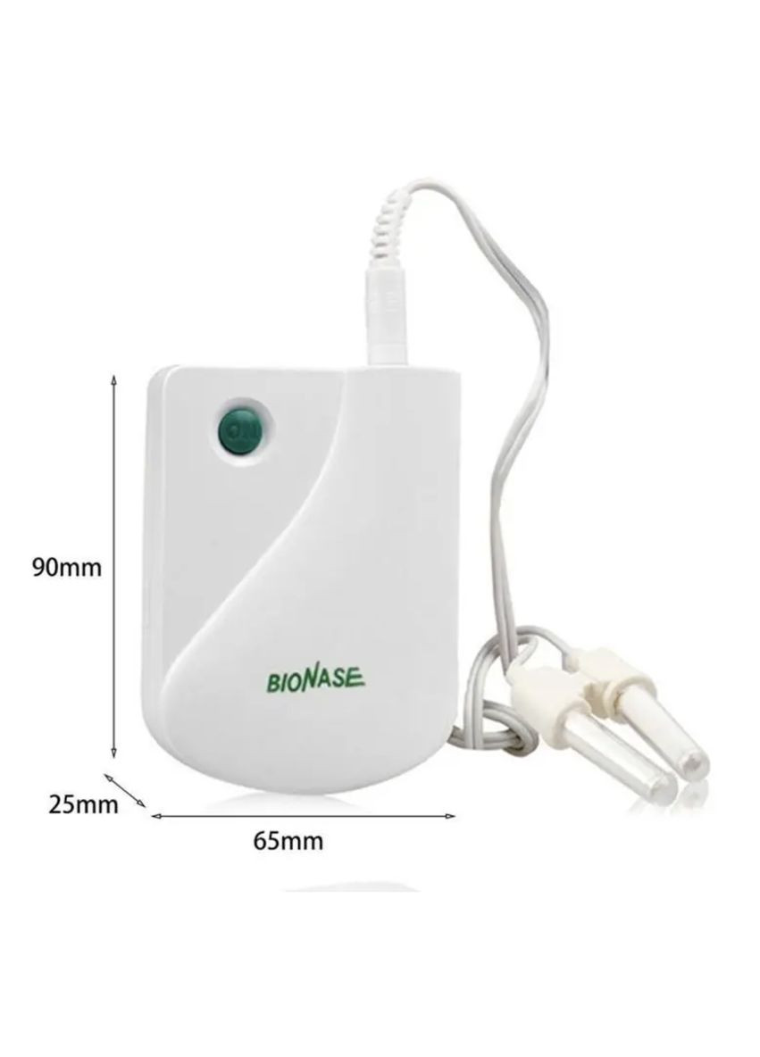 Лазерний прилад BioNase від риніту та синуситу, масаж носа, полегшення сінної лихоманки, білий, 6.5x9.1x2.8 см No Brand (317205883)