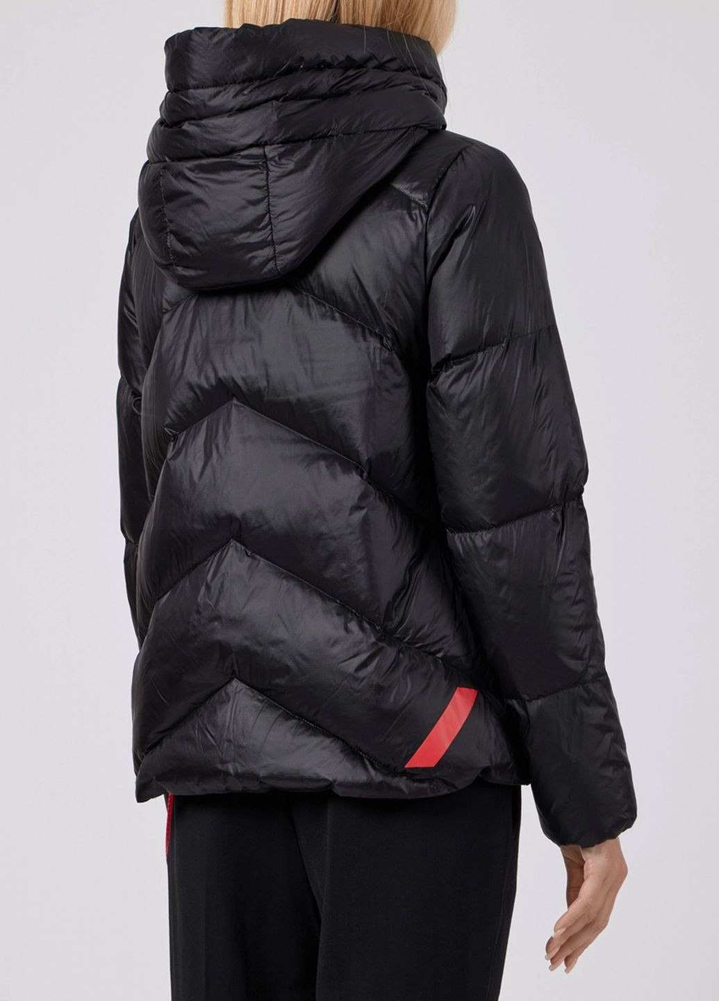 Чорний зимній Пуховик AFTER LABEL