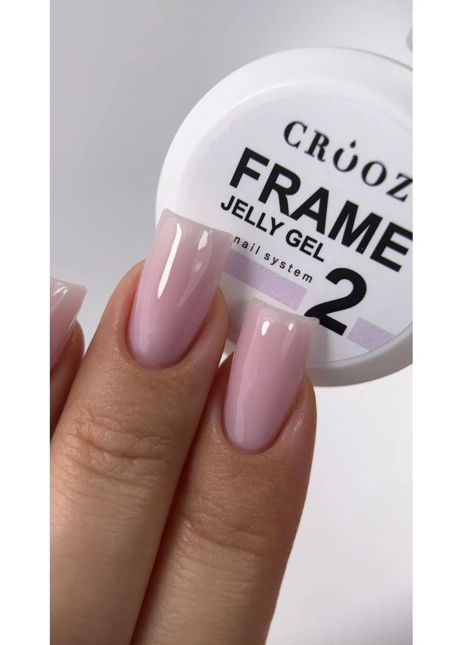 Строительный гель-желе Frame Jelly Gel №02 нежный 15 мл Crooz (398338272)