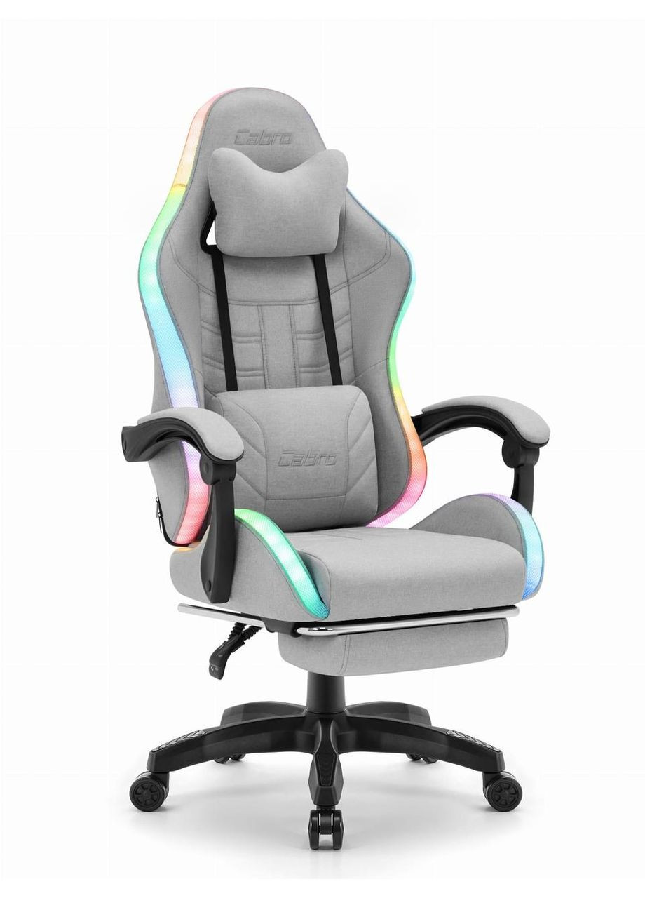 Кресло C501 LED Grey ткань No Brand (361443801)