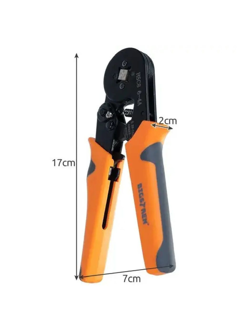 Кліщі щипці для обтиску наконечників кабелів конекторів з органайзером з наконечниками 0,25-10мм2 1200 шт. (478718-Prob) Unbranded (309146801)