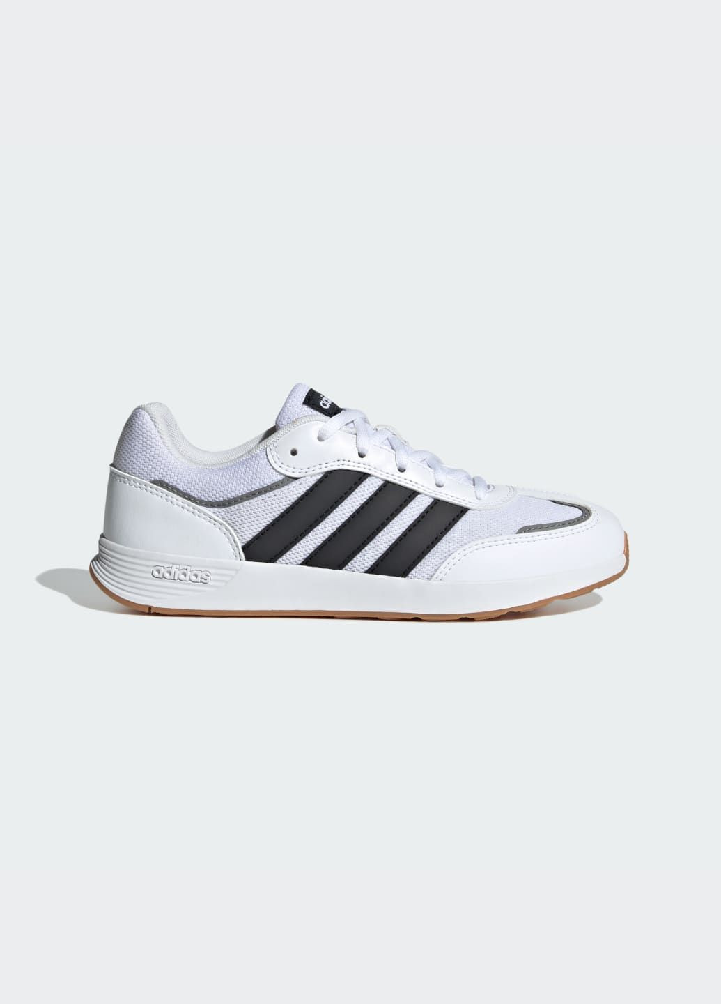 Белые всесезонные кроссовки tensaur switch kids adidas