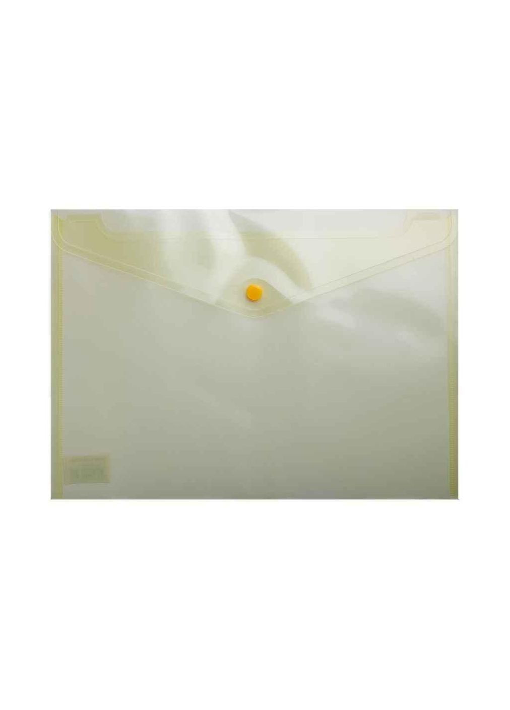 Папка-конверт, на кнопці, А4, жовта BM.3926-11 (6шт/уп) ТМ Buromax (356767824)