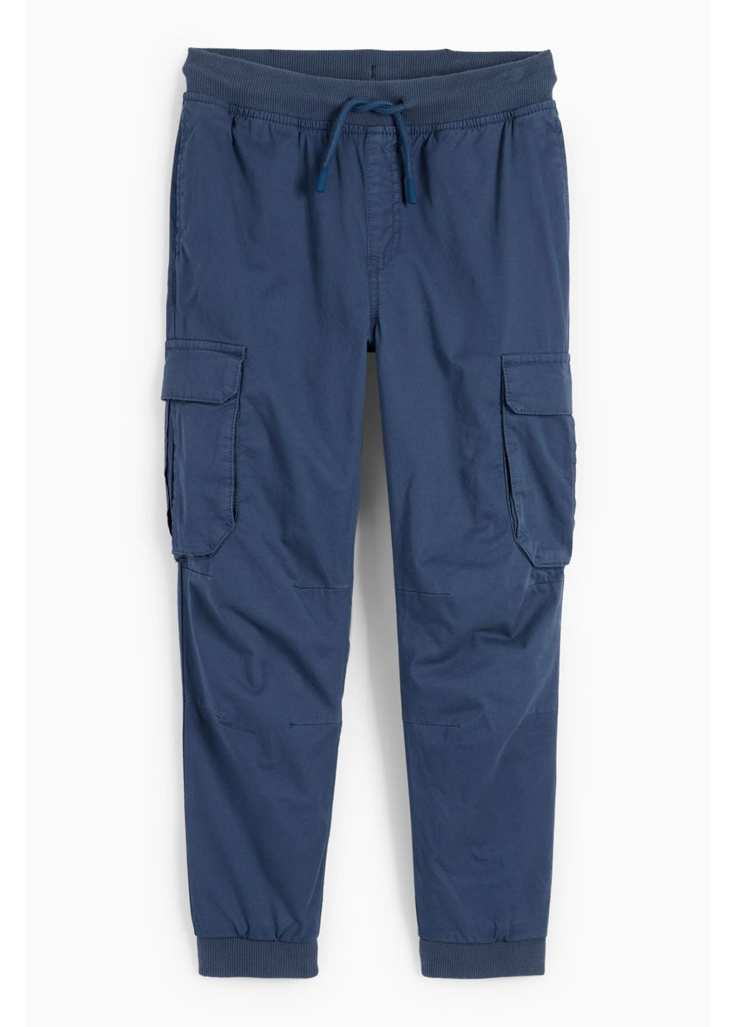 Синие кэжуал демисезонные брюки C&A