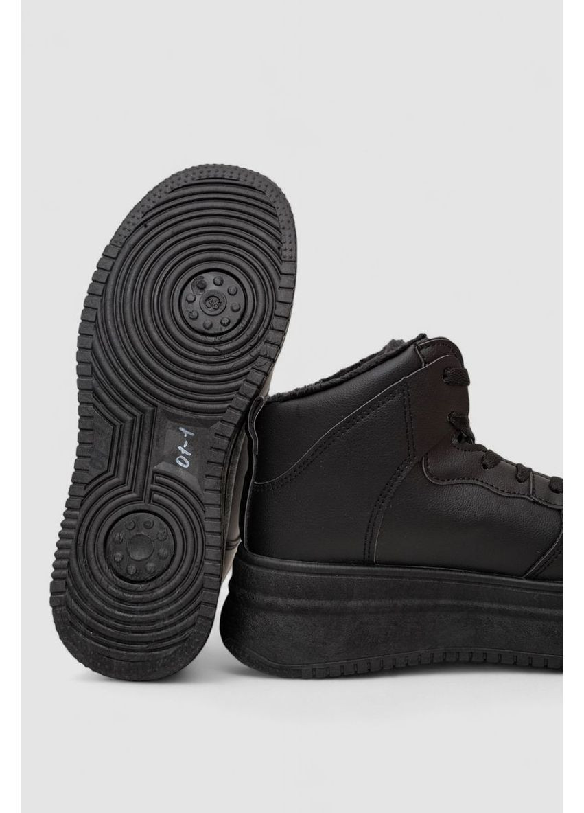 Кросівки жіночі зимові на хутрі Ager 248RAM01 чорні демісезони (368485681)