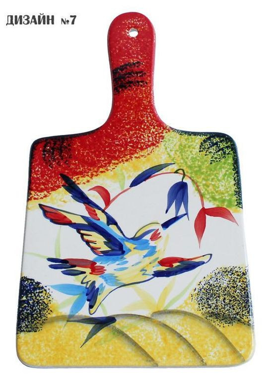 Подставка под горячее "Дощечка цветная" МИКС 24х15см керамическая Bona (329896856)