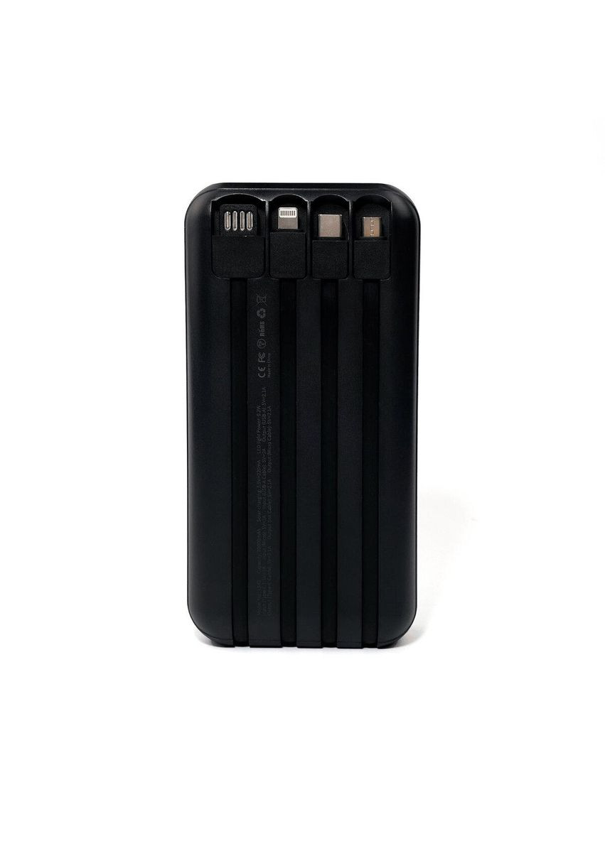 Наружный аккумулятор с солнечной панелью EXTREM 20000 mAh solar MI20K/S4W Mibrand (296467949)