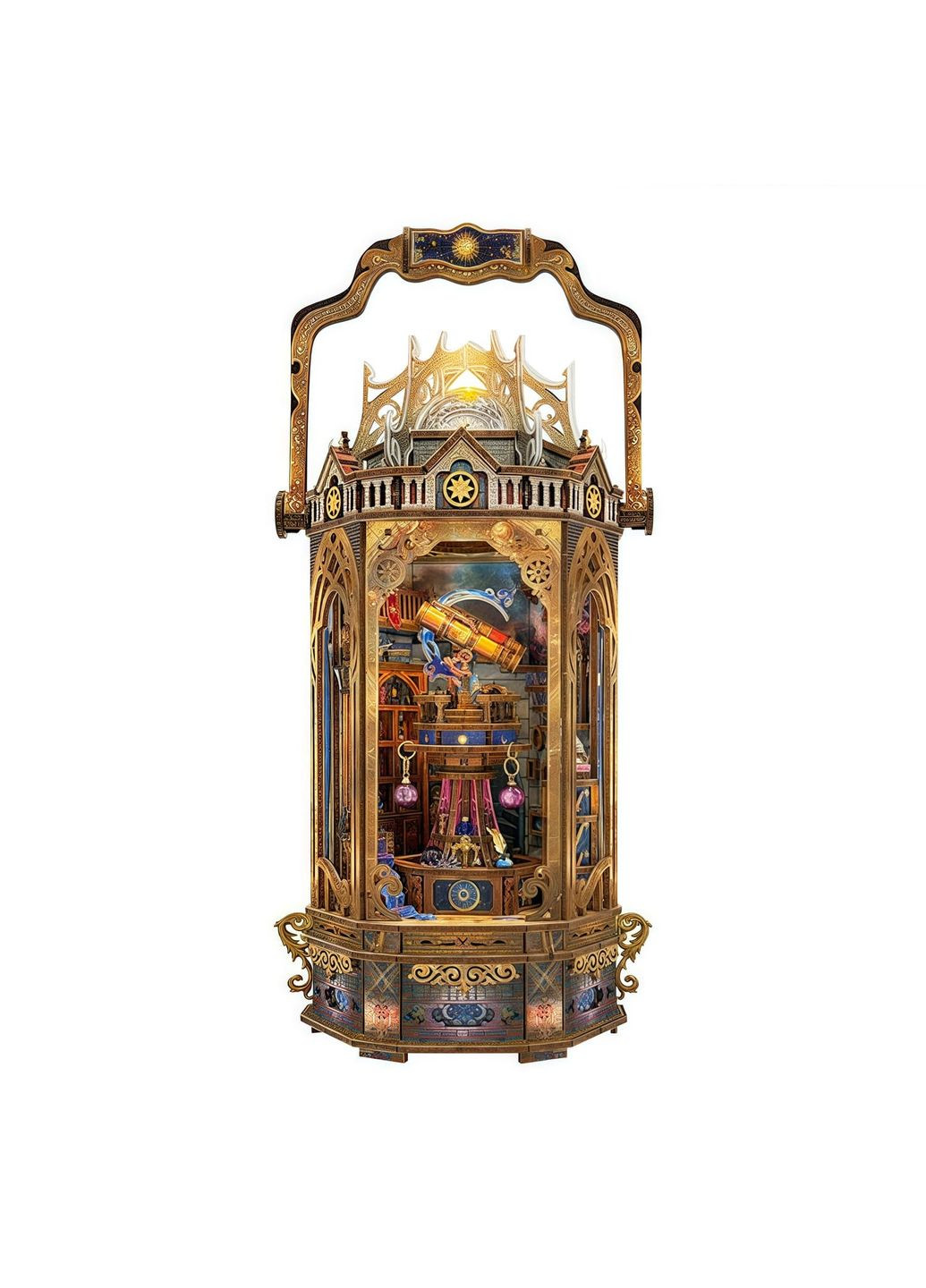 Бук Нук Ліхтар Галактики Інтер'єрний конструктор The Lantern of Galaxy DIY Book Nook Kit SQ-07 No Brand (365652874)