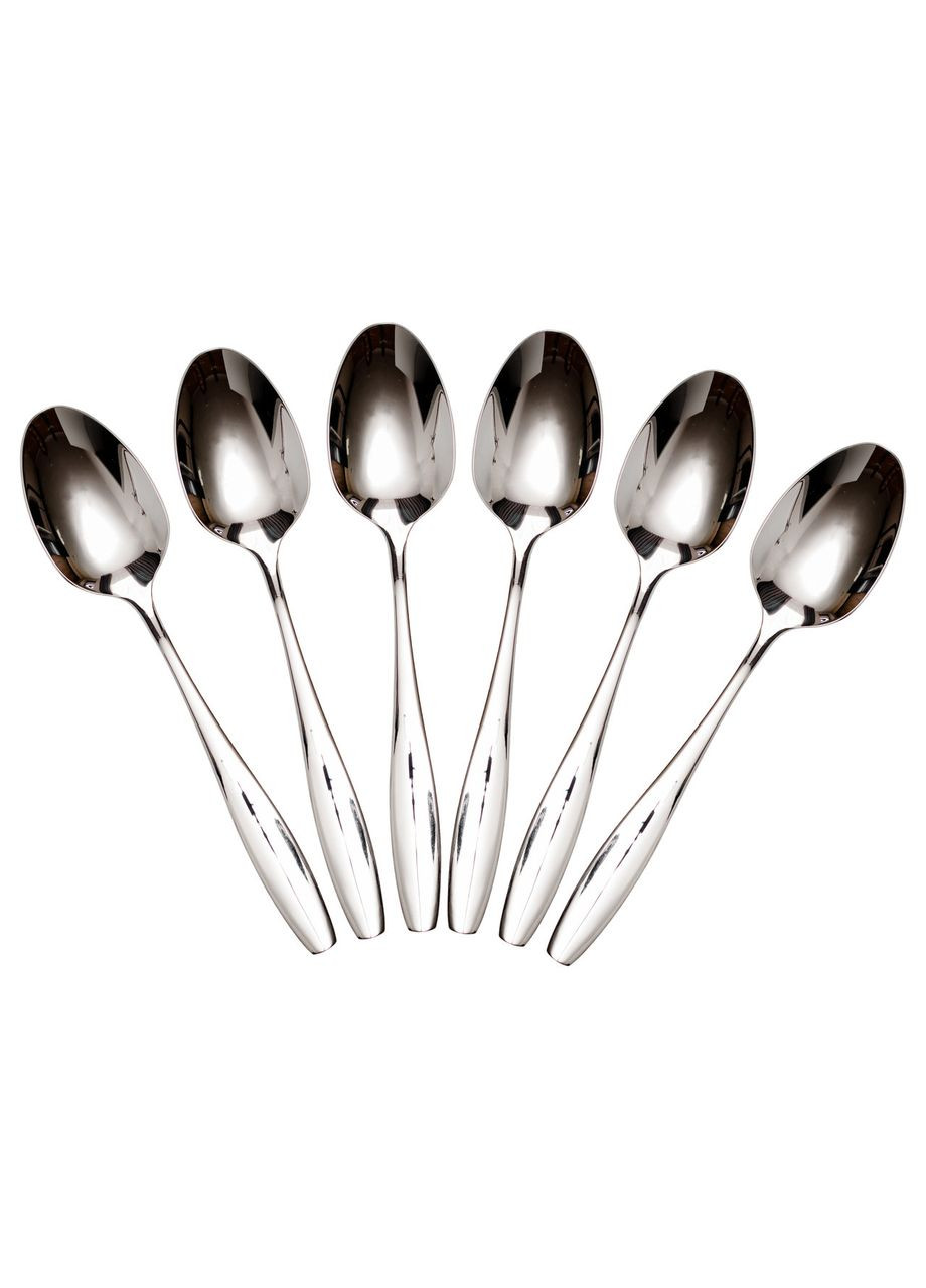 Набор столовых ложек 6 штук из нержавеющей стали 20 (см) Серебро HP-8-17 Ding Lanfang (369143228)