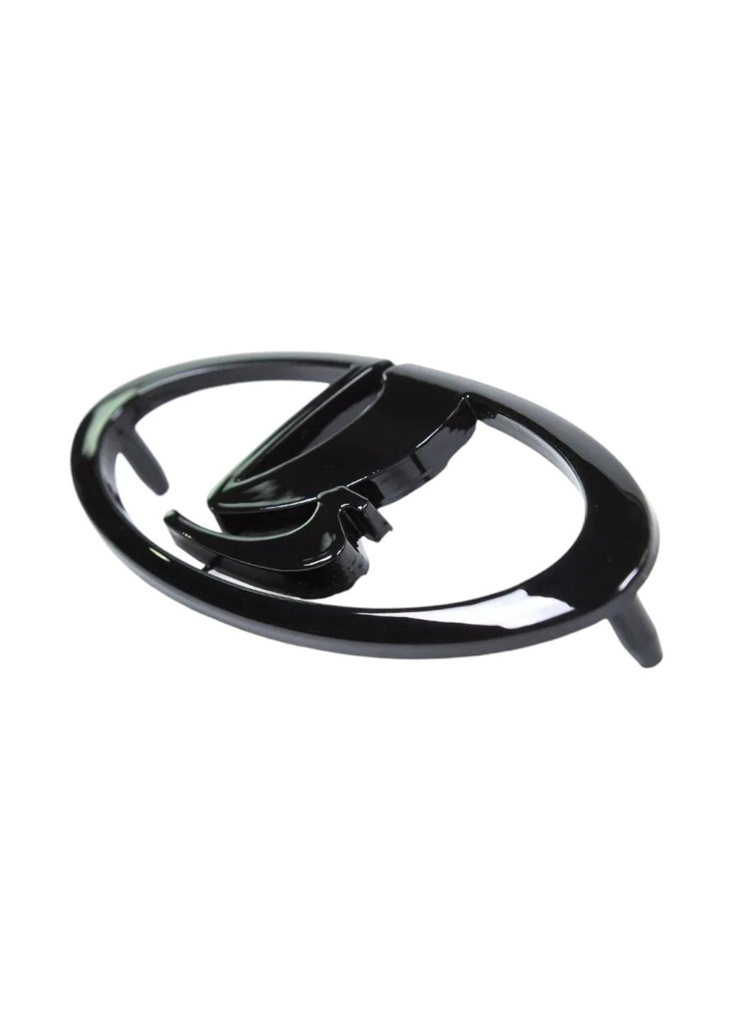 Емблема решітки ВАЗ 2110 - 2112, 2113 - 2115 чорна 95х40 мм (2 напрямні, без скотчу) 2110-8212064 LADA (369610048)